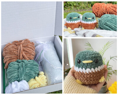 Chubby Duck Crochet Animal Kit by Rachel's Crochet Creations