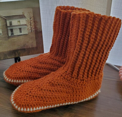 Crochet Adult Boot Pattern by ToyslabCreations