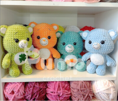 Crochet Care Bears Pattern by PumpiCrochet