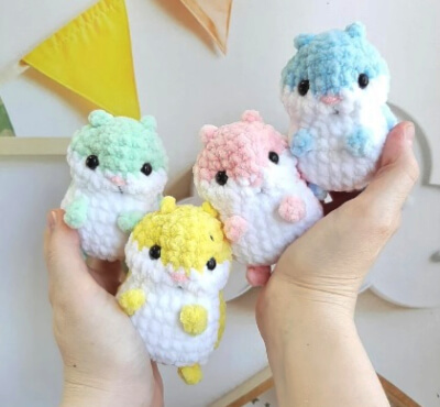 Crochet Hamster Amigurumi Pattern by ToyStoryPatternsAU