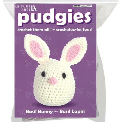 Crochet Kit Amigurumi Pudgies Basil Bunny by Leisure Arts