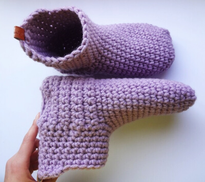 Crochet Slipper Boots Pattern by TurtleWhickyCrochet