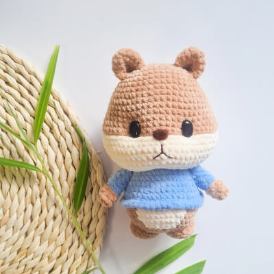 Hamster Amigurumi Crochet Pattern by JuliiaPyha