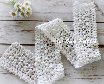 Shabby Chic Lace Crochet Edging Trim Pattern by Lacy Crochet