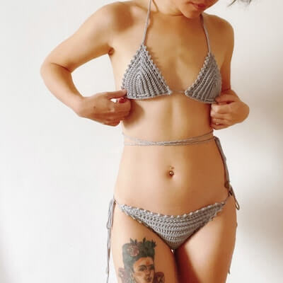 Crochet Bikini Set Pattern by Jess Root Knots