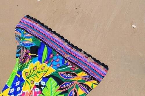 Crochet Edge Beach Towel Pattern by Dream A Little Bigger