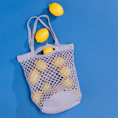 Essential String Shopping Bag Crochet Pattern by Paintbox Yarns