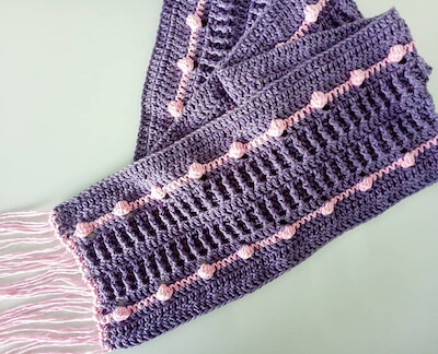 Frolic Scarf Crochet Pattern by What About Yarn