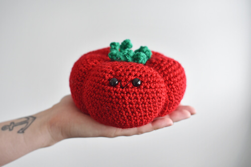 Heirloom Tomato Crochet Pattern by The Turtle Trunk