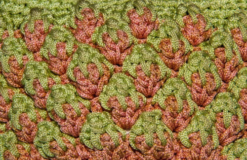 Crochet strawberry stitch tutorial