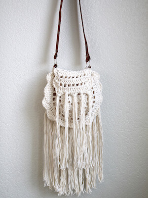 Boho Tassel Crochet Bag Pattern by Persia Lou