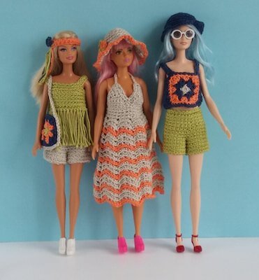 Crochet Barbie Festival Outfits Pattern by Linda V