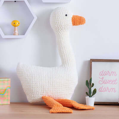 Crochet Silly Goose Pattern by Yarnspirations