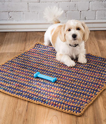 Snuggles Pet Blanket Crochet Pattern by Annie’s Digital