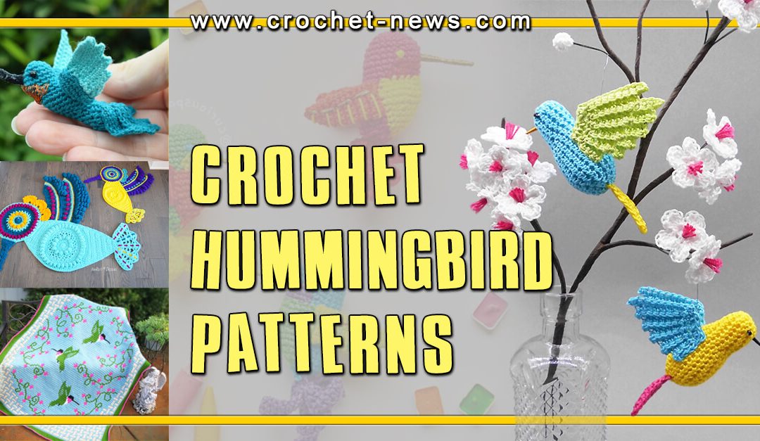 10 Crochet Hummingbird Patterns