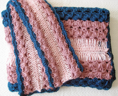 Hairpin Lace Crochet Baby Blanket Set by Kickincrochet