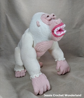 Crochet George Gorilla Pattern by Crochet Wonder Designs