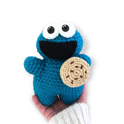 Crochet Cookie Monster Pattern by Fat Lady Crochet