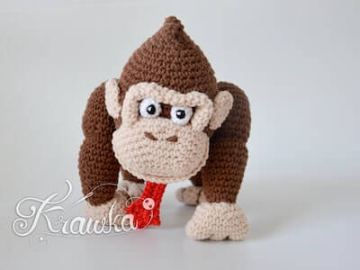 Crochet Kong Gorilla Pattern by Krawka