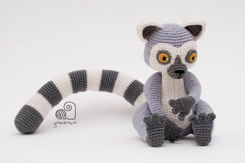 Crochet Lester, The Lemur Pattern by Yarn Wave Shop