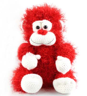 Gorilla Amigurumi Free Crochet Pattern by Stringy Ding Ding