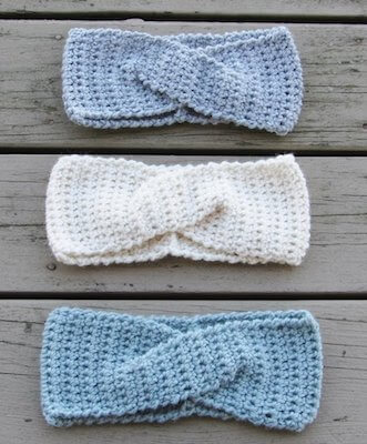 Twist Ear Warmer Crochet Pattern by Crochet Dreamz
