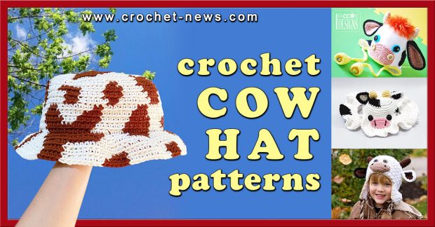 Crochet Cow Hat Patterns