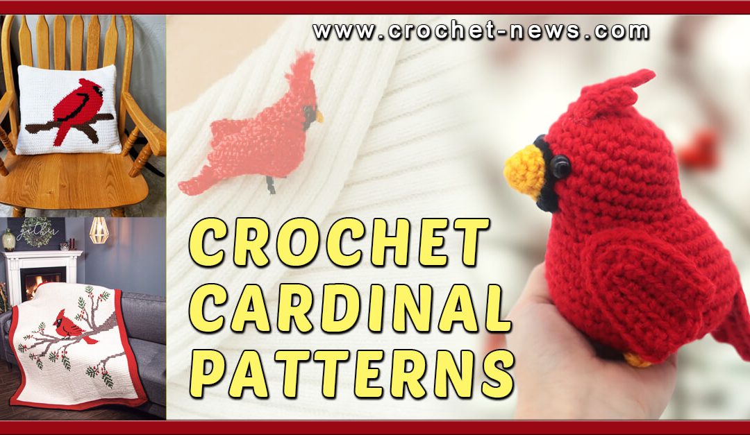 12 Crochet Cardinal Patterns