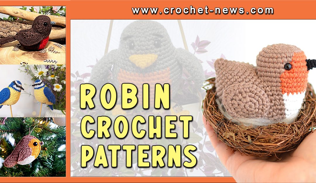 12 Crochet Robin Patterns  