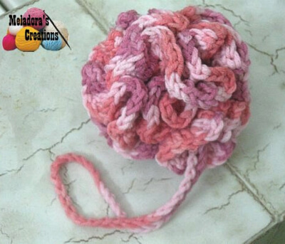 Crochet Loofah Free Pattern by Meladora’s Creations