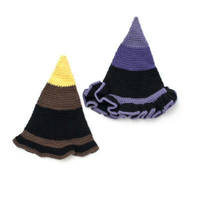 Crochet Witch or Wizard Hat Pattern by Yarnspirations