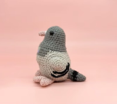 Pedro the Pigeon Amigurumi PDF Pattern by Crafty Bean Crochets
