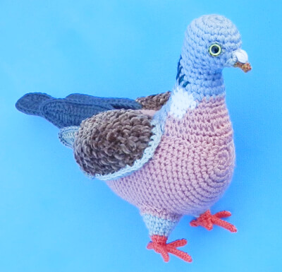 Wood Pigeon Crochet Pattern by AiySeeArt