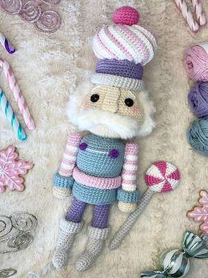 Crochet Candyland Nutcracker Pattern by Spin A Yarn Crochet