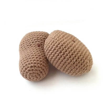 Crochet Potatoes by Little Conkers