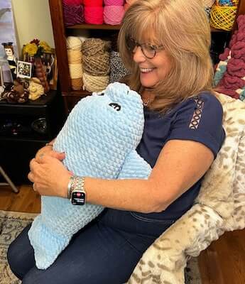 Emotional Support Manatee Crochet Pattern by Octopus Army Crochet