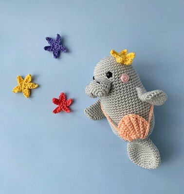 Maisie, The Manatee Crochet Pattern by Gracie Bobbins 