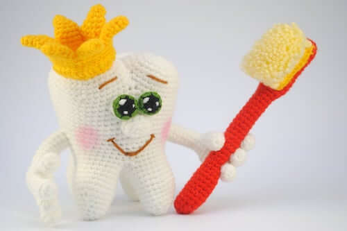 Tooth And Brush Crochet Amigurumi Pattern by Crochet Toys Ukraine