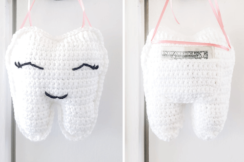 Tooth Fairy Pillow Crochet Pattern by Heather Corinne