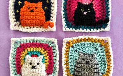 10 3D Granny Squares Crochet Patterns