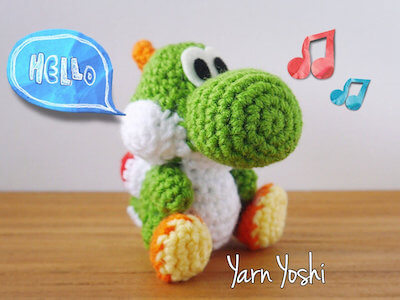 Yarn Yoshi Amigurumi Pattern by Momorave