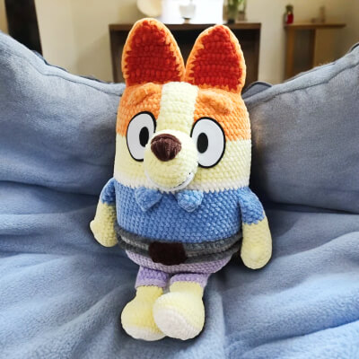 Bartlebee Crochet Bluey Pattern by CuteHappyToys