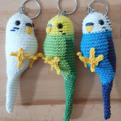 Bubi the Budgie Crochet Pattern by NocycrochetShop