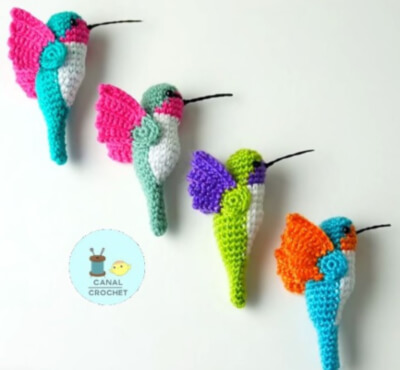 Hummingbird Amigurumi Crochet Pattern by Carmen Crochet