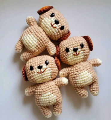 Toy Pup Amigurumi Crochet Pattern by MadeByCana