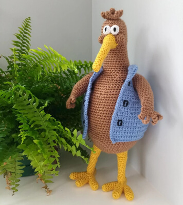 Goodnight Kiwi Crochet Toy Pattern by CreatedbyCraftyChick