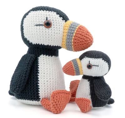 Amigurumi Puffin Bird Pattern by MevvSan