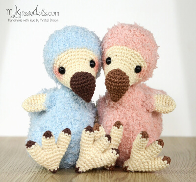 Cute Dodo Bird Crochet Pattern by MyKrissieDolls