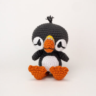 Paavo the Puffin Crochet Pattern by TheresasCrochetShop