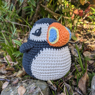 Prue the Puffin Amigurumi Pattern by AlpakkaDesigns